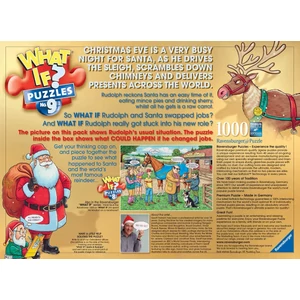  Ravensburger 19439 - Mi lenne ha...? - Télapó és Rudolf  - 1000 db-os puzzle
