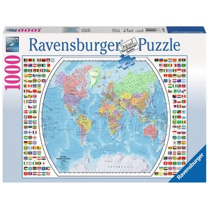  Ravensburger 19633 - Világtérkép - 1000 db-os puzzle