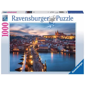 Ravensburger 19740 - Prága éjjel - 1000 db-os puzzle