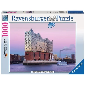 Ravensburger 19784 - Deutschland Collection - Elbai Filharmónia, Hamburg - 1000 db-os puzzle
