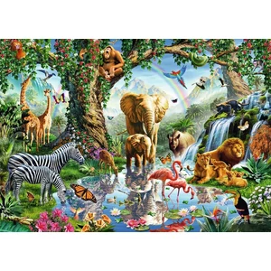 Ravensburger 19837 - Kalandok a dzsungelben - 1000 db-os puzzle