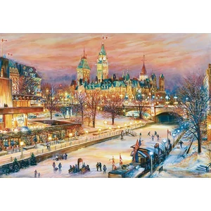 Ravensburger 19868 - Canadian Collection - Winterlude fesztivál, Ottawa - 1000 db-os puzzle