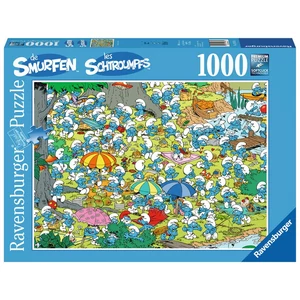 Ravensburger 19876 - Hupikék Törpikék - Piknik - 1000 db-os puzzle