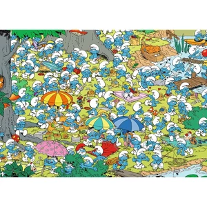 Ravensburger 19876 - Hupikék Törpikék - Piknik - 1000 db-os puzzle