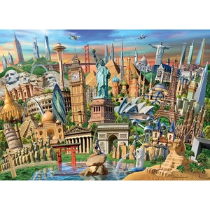 Ravensburger 19890 - A világ nevezetességei - 1000 db-os puzzle