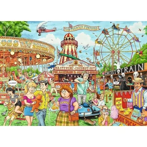 Ravensburger - Káosz a vidámparkban 1000 db-os puzzle 13990