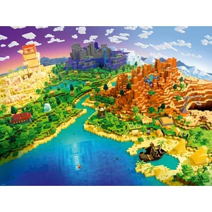 Ravensburger 12000433 - A Minecraft világa - 1500 db-os puzzle