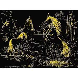 Ravensburger 12000471 - Unikornisok a folyóban - 500 db-os Fluoreszkáló puzzle