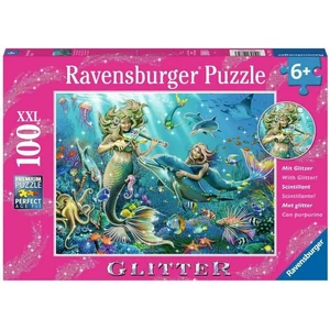 Ravensburger 12872 - Vízalatti szépségek - 100 db-os XXL glitteres puzzle