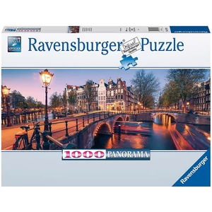 Ravensburger 16752 Egy este Amszterdamban - 1000 db-os Panoráma puzzle
