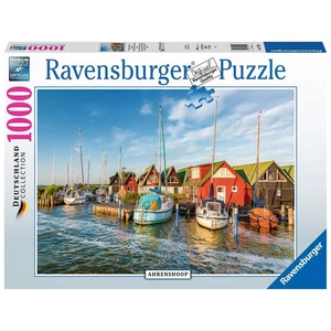 Ravensburger 17092 - Ahrenshoop romantikus kikötői világa - 1000 db-os puzzle