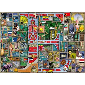 Ravensburger 16420 - Awesome Alphabet - E, Colin Thompson - 1000 db-os puzzle