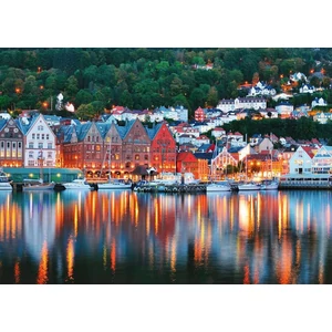 Ravensburger 12000669 - Bergen, Norvégia - 1000 db-os puzzle