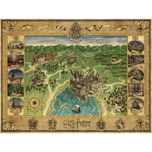 Ravensburger 1500 db-os  puzzle - Hogwarts térkép (12000720)