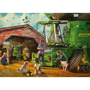 Ravensburger 16839 - John Deere, Then and Now - 1000 db-os puzzle