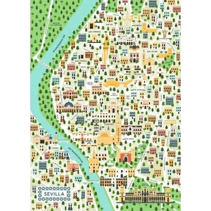 Ravensburger 17607 - Map of Seville - 1000 db-os puzzle