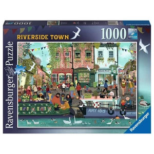 Ravensburger 17554 - Riverside Town - 1000 db-os puzzle