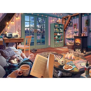 Ravensburger 1000 db-os  puzzle - A hangulatos fészer (12000050)