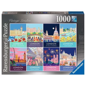 Ravensburger 16960 - Vintage London - 1000 db-os puzzle