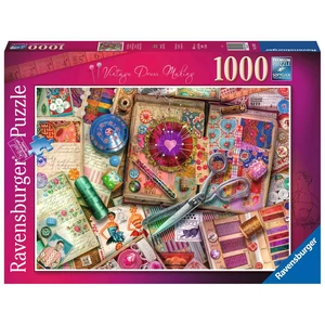 Ravensburger 1000 db-os puzzle - Vintage ruhaszabászat (16928)