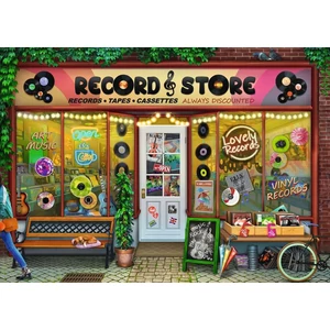 Ravensburger 17307 - Vintage Vinyl - 1000 db-os puzzle