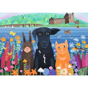 Ravensburger 12001575 - Móka az Eilean Donan kastélyban - 1000 db-os puzzle