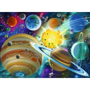 Ravensburger 10016 - Kozmikus kapcsolatok - 150 db-os XXL puzzle