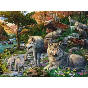Ravensburger 16598 Farkasfalka - 1500 db-os puzzle