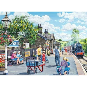 Ravensburger 12000013 - Railway Heritage - Oakworth és Corfe - 2 x 500 db-os puzzle