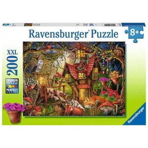 Ravensburger 12951 - Erdei házikó - 200 db-os XXL puzzle