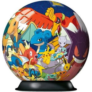 Ravensburger 11785 - Pokémon - 72 db-os 3D gömb puzzle