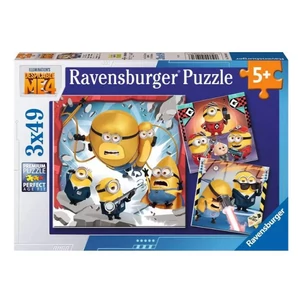 Ravensburger - Minyonok 4 - 3 x 49 db-os puzzle 12001061