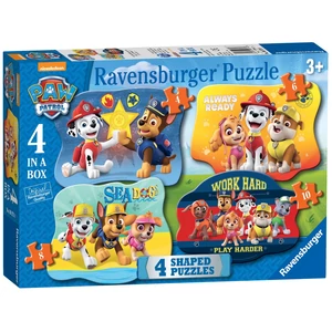 Ravensburger 06979 - Mancs őrjárat - 4 az 1-ben (4,6,8,10 db-os) Sziluett puzzle