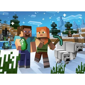 Ravensburger 05716 - Minecraft - 4 x 100 db-os puzzle