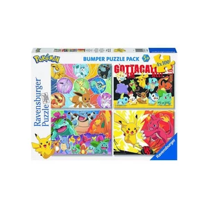 Ravensburger 05651 - Pokemon - 4 x 100 db-os puzzle