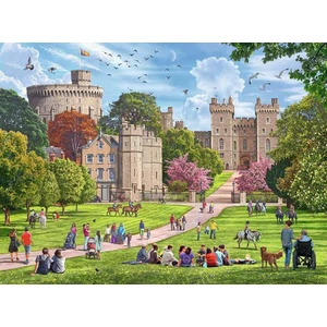 Ravensburger 17140 - Happy Days - Királyi rezidenciák - 4 x 500 db-os puzzle