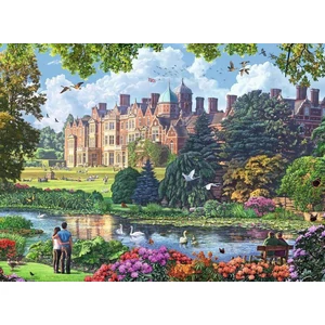 Ravensburger 17140 - Happy Days - Királyi rezidenciák - 4 x 500 db-os puzzle