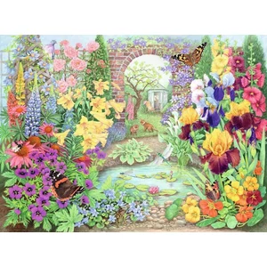 Ravensburger 17139 - Happy Days - Mesés kertek - 4 x 500 db-os puzzle