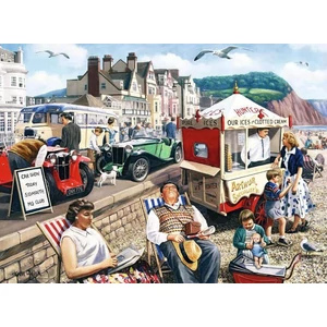 Ravensburger 12001527 - Happy Days - Nyaralás brit módra - 4 x 500 db-os puzzle