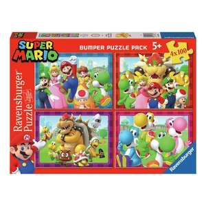 Ravensburger 05689 - Super Mario - 4 x 100 db-os puzzle