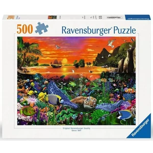 Ravensburger 12000225 - Teknős a korallzátonyon - 500 db-os puzzle