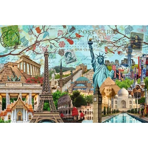 Ravensburger 17118 - Nagyvárosi kollázs - 5000 db-os puzzle