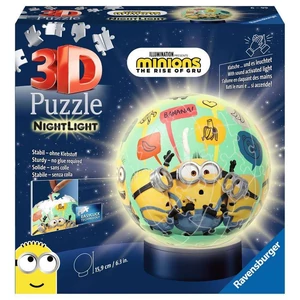 Ravensburger 11180 - Minyonok 2 - 72 db-os 3D világító gömb puzzle