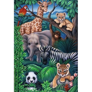 Ravensburger 08601 - A dzsungel állatai - 35 db-os puzzle