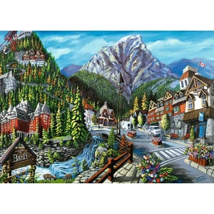 Ravensburger 16481 - Üdvözöljük Banffban! - 1000 db-os puzzle
