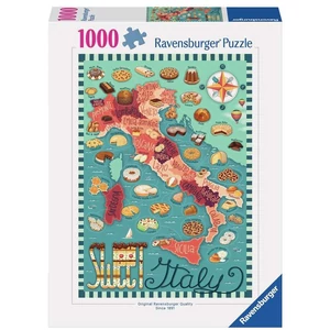 Ravensburger 12001237 - Map of Italy - Sweet - 1000 db-os puzzle