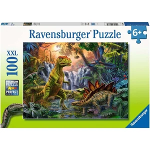 Ravensburger 12888 - Dinoszaurusz oázis - 100 db-os XXL puzzle