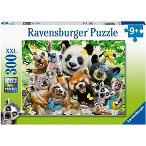 Ravensburger 12893 - Vadvilág Selfie - 300 db-os XXL puzzle
