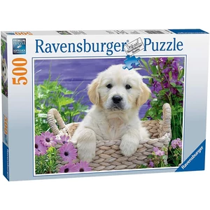 Ravensburger 14829 - Golden retriever - 500 db-os puzzle