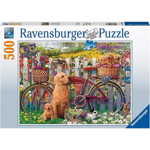 Ravensburger 15036 - Kutyák a kertben - 500 db-os puzzle